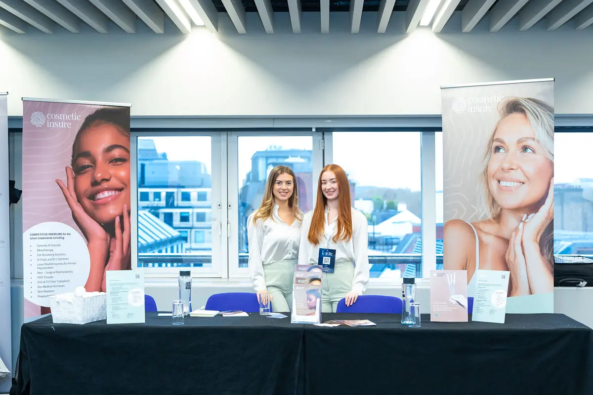 Comestic insure stand.