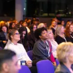 Attendees listening to talks at Interface Expo 2024.