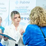 Pabau stand at Interface Expo 2024.