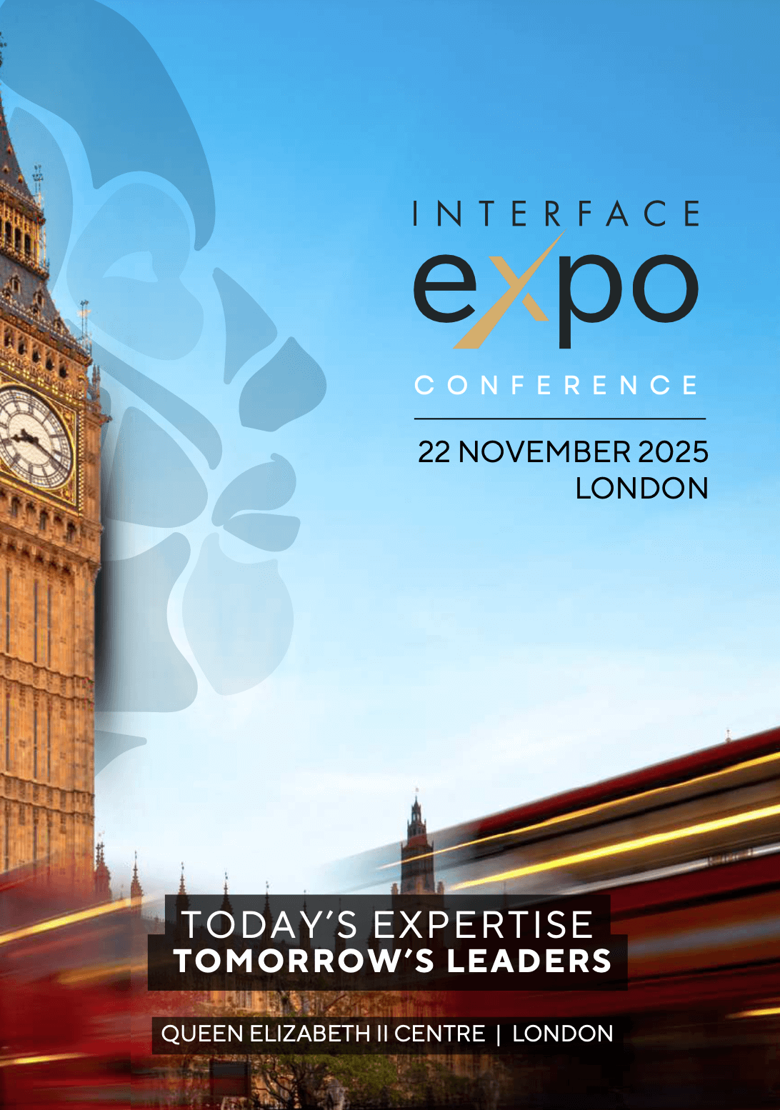 Interface Expo Conference. 22 November 2025 in London, at the Queen Elizabeth II Centre.