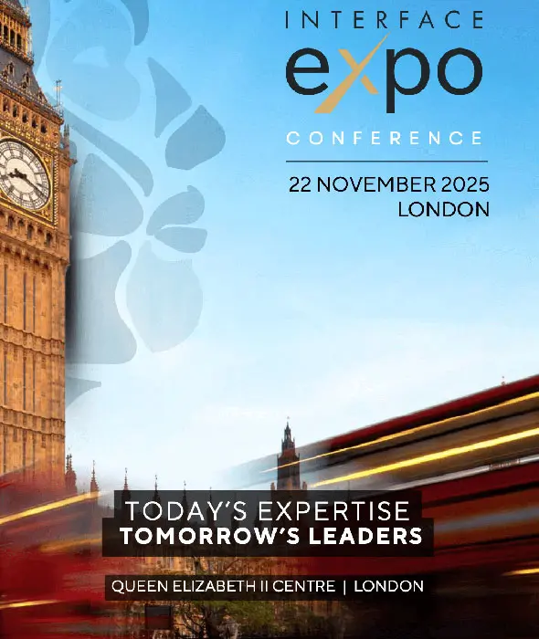 Interface Expo Conference. 22 November 2025 in London, at the Queen Elizabeth II Centre.