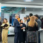 Healthcare professionals attending Interface Expo in London.