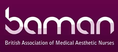 British association of medical aesthetic nurses logo. BAMAN